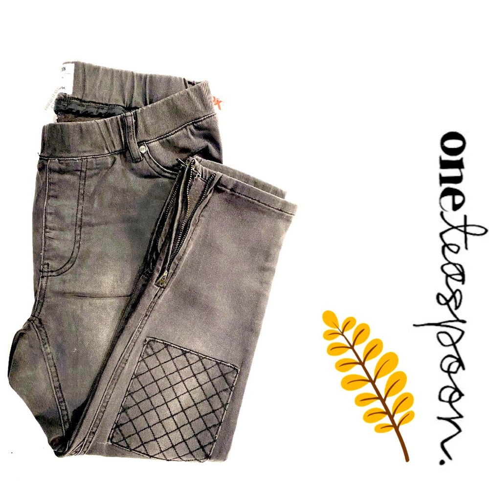 ONE TEASPOON Moto Capri with Zip Cuffs